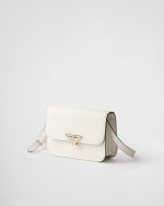 Saffiano Leather Flap Shoulder Bag - Image 2